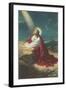Jesus Christ Praying-null-Framed Art Print