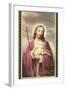 Jesus Christ with Lamb-null-Framed Art Print