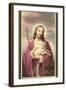 Jesus Christ with Lamb-null-Framed Art Print