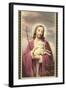 Jesus Christ with Lamb-null-Framed Art Print