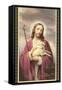 Jesus Christ with Lamb-null-Framed Stretched Canvas
