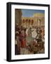 Jesus cleanses the temple - Bible-William Brassey Hole-Framed Giclee Print