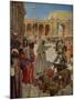 Jesus cleanses the temple - Bible-William Brassey Hole-Mounted Giclee Print