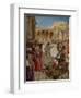 Jesus cleanses the temple - Bible-William Brassey Hole-Framed Giclee Print