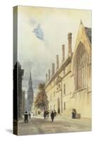 Jesus College from Thurl Street, Oxford, 1832-Thomas Shotter Boys-Stretched Canvas