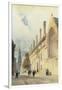 Jesus College from Thurl Street, Oxford, 1832-Thomas Shotter Boys-Framed Giclee Print