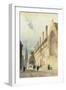 Jesus College from Thurl Street, Oxford, 1832-Thomas Shotter Boys-Framed Giclee Print