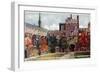 Jesus College-William Matthison-Framed Giclee Print