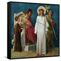 Jesus Condemned to Die-Martin Feuerstein-Framed Stretched Canvas