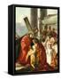 Jesus Consoles the Women of Jerusalem, Stations of the Cross, 1747-Giandomenico Tiepolo-Framed Stretched Canvas