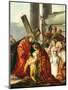 Jesus Consoles the Women of Jerusalem, Stations of the Cross, 1747-Giandomenico Tiepolo-Mounted Giclee Print