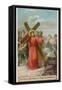 Jesus Consoles the Women Who are Weeping for Him. the Eighth Station of the Cross-null-Framed Stretched Canvas