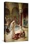 Jesus cures a sick man - Bible-William Brassey Hole-Stretched Canvas