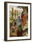 Jesus cures the possessed daughter of a Canaanite - Bible-William Brassey Hole-Framed Premium Giclee Print