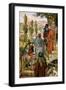 Jesus cures the possessed daughter of a Canaanite - Bible-William Brassey Hole-Framed Giclee Print