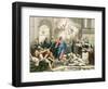 Jesus Curing an Impotent Man at the Pool of Bethesda-Jean Bernard Restout-Framed Giclee Print