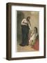 Jesus Depicted as a Healer-Gabriel Max-Framed Photographic Print