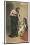 Jesus Depicted as a Healer-Gabriel Max-Mounted Photographic Print