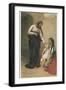 Jesus Depicted as a Healer-Gabriel Max-Framed Photographic Print