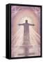 Jesus Depicted as the Advocate-Elizabeth Bruce Adams-Framed Stretched Canvas