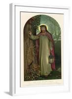 Jesus Depicted as the Light of the World-null-Framed Art Print