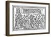 Jesus Dictates Prayer-null-Framed Art Print