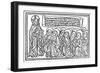 Jesus Dictates Prayer-null-Framed Art Print