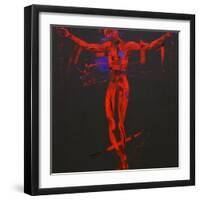 Jesus Dies on the Cross - Station 12-Penny Warden-Framed Giclee Print