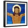 Jesus dies on the cross-Sara Hayward-Framed Giclee Print