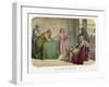 Jesus Discusses Theology with the Doctors in the Temple at Jerusalem-null-Framed Art Print