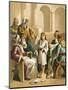Jesus Disputing with the Doctors-English-Mounted Premium Giclee Print