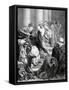 Jesus Drives the Merchants from the Temple-null-Framed Stretched Canvas