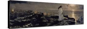 Jesus En El Lago Tiberiades, 1909-Antonio Munoz Degrain-Stretched Canvas