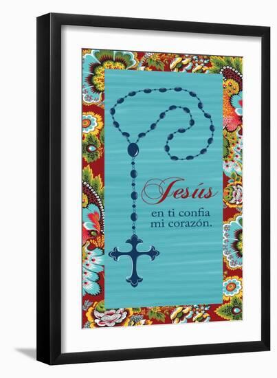 Jesus En Ti Confia Mi Corazon-Piper Ballantyne-Framed Art Print