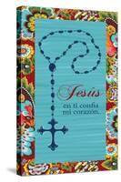 Jesus En Ti Confia Mi Corazon-Piper Ballantyne-Stretched Canvas