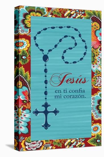 Jesus En Ti Confia Mi Corazon-Piper Ballantyne-Stretched Canvas