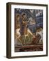 Jesus Entering Jerusalem, Byzantine Fresco-null-Framed Giclee Print