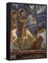 Jesus Entering Jerusalem, Byzantine Fresco-null-Framed Stretched Canvas