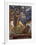 Jesus Entering Jerusalem, Byzantine Fresco-null-Framed Giclee Print