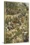 Jesus Enters Jerusalem on Palm Sunday-James Tissot-Stretched Canvas