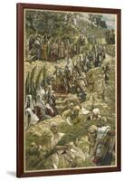 Jesus Enters Jerusalem on Palm Sunday-James Tissot-Framed Photographic Print