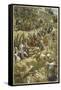 Jesus Enters Jerusalem on Palm Sunday-James Tissot-Framed Stretched Canvas