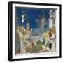 Jesus' Entry into Jerusalem, Detail from Life and Passion of Christ-Giotto di Bondone-Framed Premium Giclee Print