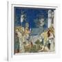 Jesus' Entry into Jerusalem, Detail from Life and Passion of Christ-Giotto di Bondone-Framed Giclee Print