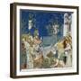 Jesus' Entry into Jerusalem, Detail from Life and Passion of Christ-Giotto di Bondone-Framed Giclee Print