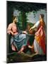 Jesus Et La Samaritaine - Baroque : Christ and the Samaritan Woman Par Rosselli, Matteo (1578-1650)-Matteo Rosselli-Mounted Giclee Print