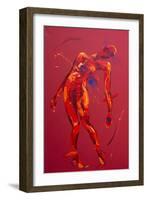 Jesus Falls for the Third Time - Station 3-Penny Warden-Framed Giclee Print