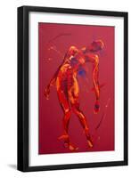Jesus Falls for the Third Time - Station 3-Penny Warden-Framed Giclee Print