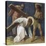 Jesus Falls the First Time (3rd Station of the Cross) 1898-Martin Feuerstein-Stretched Canvas