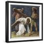 Jesus Falls the First Time (3rd Station of the Cross) 1898-Martin Feuerstein-Framed Giclee Print